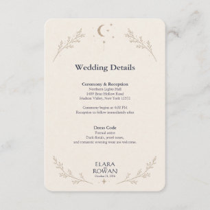 Écrit dans les Étoiles Invitation de Mariage Céles