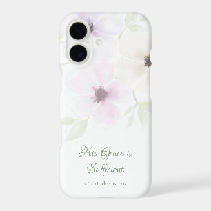 Écriture chrétienne moderne Floral Blanc
