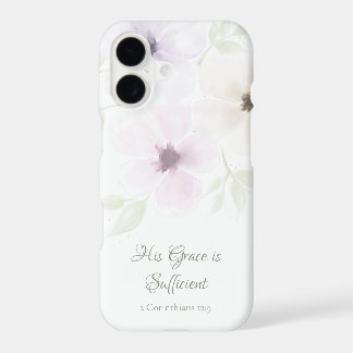 Écriture chrétienne moderne Floral Blanc