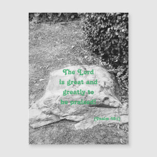 Écriture de la carte de voeux magnétique louée