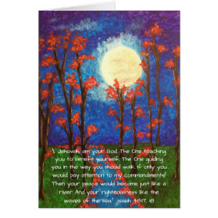 Écriture de la lune et de la rivière