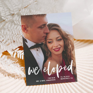 Écriture Décontractée   Faire-Part de Mariage en F