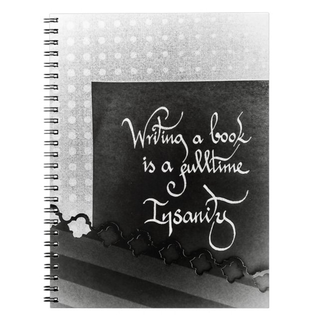 Ecriture d'un manifeste d'auteur de livre noir et  (Devant)