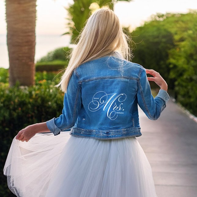 Écriture élégante "Future Mrs" Bride personnalisée (Créateur téléchargé)