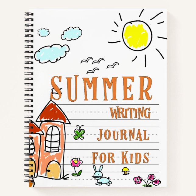 Écriture Été Journal pour enfants (Devant)
