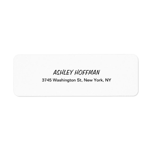 Écriture manuscrite classique noire et blanche lis (Devant)