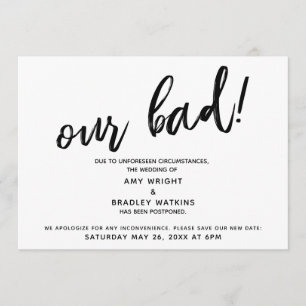 Écriture manuscrite Faire-part de Humour de Mariag