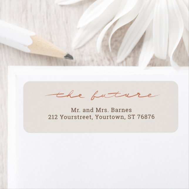 Écriture Manuscrite Mariage (En situation)