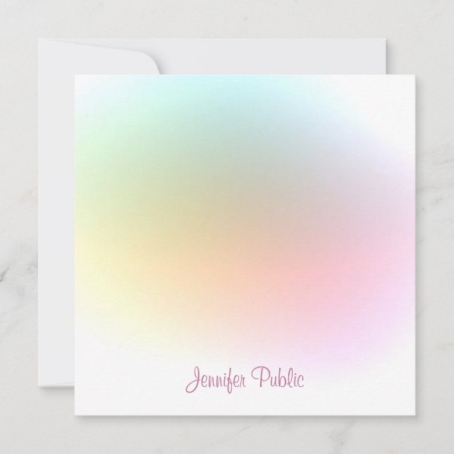 Écriture manuscrite moderne Script Modèle coloré t (Devant)