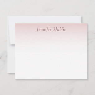 Écriture manuscrite Rose moderne Modèle de script