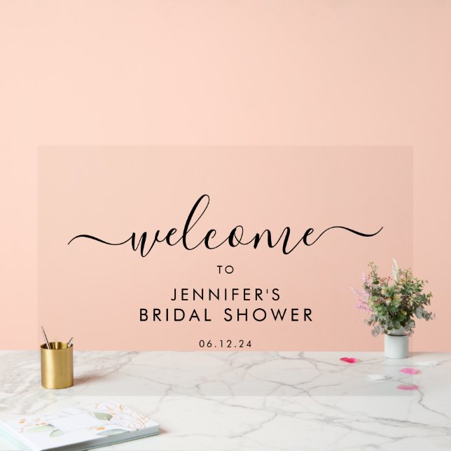 Écriture Moderne de Bienvenue pour Enterrement de  (Mariage)