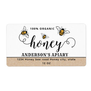 Écriture moderne Honey bee apiary