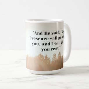 Écriture Mug Exode 33:14
