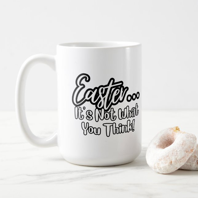 Écriture Mug Pâques (Avec donut)