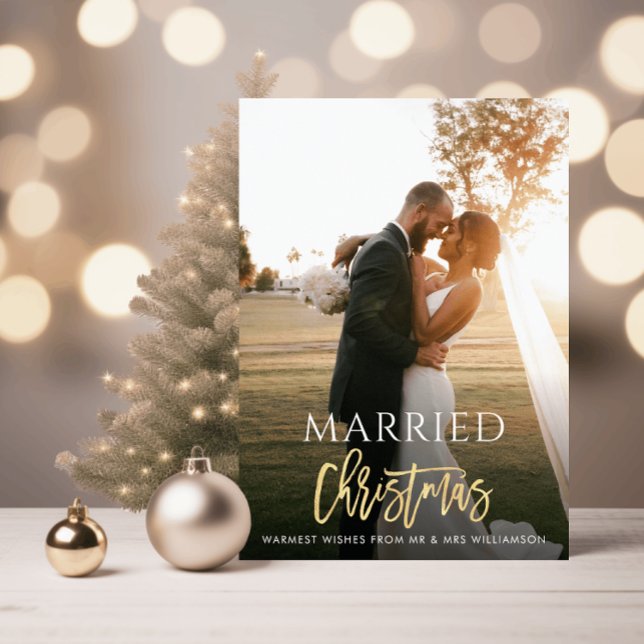 écriture or noël mariage faire-part (Créateur téléchargé)