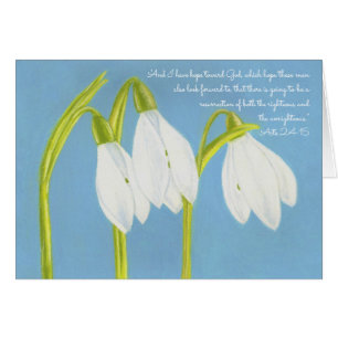 Écriture sainte d'espoir de résurrection