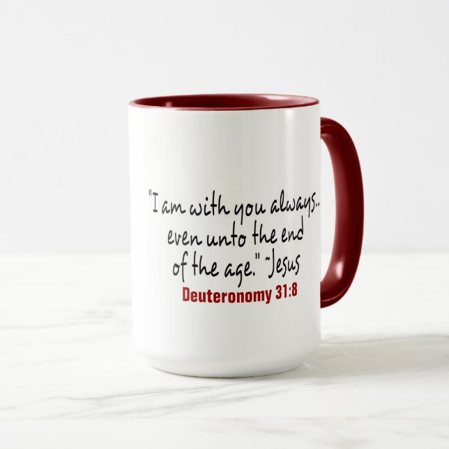 Écriture Sainte - Mug Combo (Devant droit)