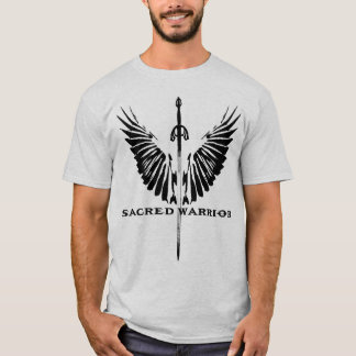 Écriture sainte sacrée du T-shirt W de guerrier