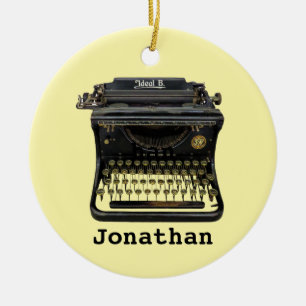 Ecrivain d'antiquité Typewriter Design ornement cé
