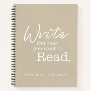 Écrivez le Livre que vous voulez lire Personnalité