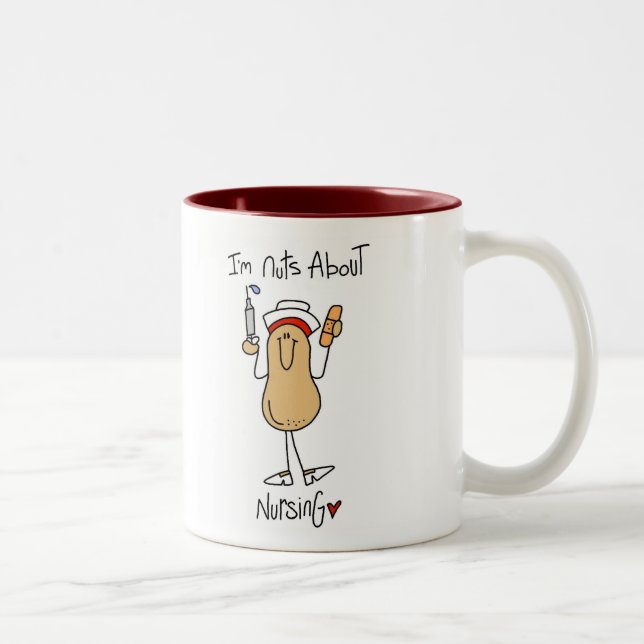 Écrous au sujet de tasse de soins (Droit)