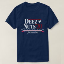 Écrous de Deez pour le T-shirt de président (bleu)
