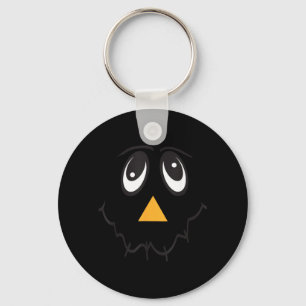 Ecrow Face Smile Funny Thanksgiving Halloween Keychain