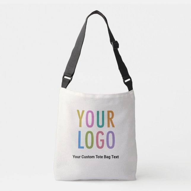 Ecru Crossbody Bag Custom Logo Branded Promotional (Front)