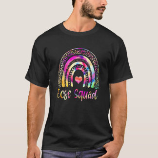 Ecse Squad Team Tie Dye Rainbow Back To School Tea T-Shirt