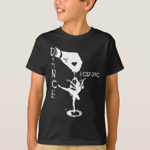 Ecstatic Dance Llerina Dancer In A Tutu Freestyle  T-Shirt