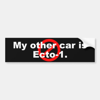 Ecto-1 Bumper Sticker