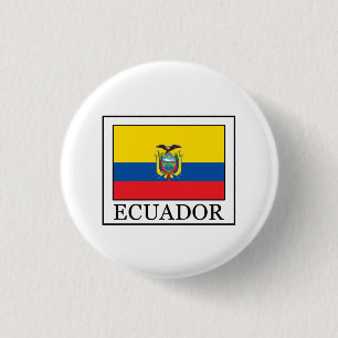 Ecuador 1 Inch Round Button