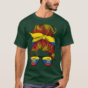 Ecuador 2022 Girl football World Cup Ecuadorian fl T-Shirt