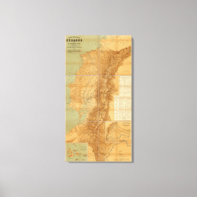 Ecuador 2 canvas print (Front)
