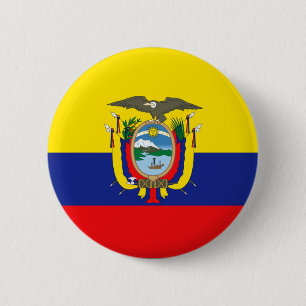 Ecuador 2 Inch Round Button