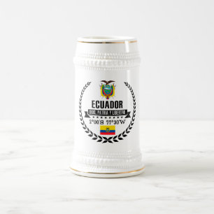 Ecuador Beer Stein