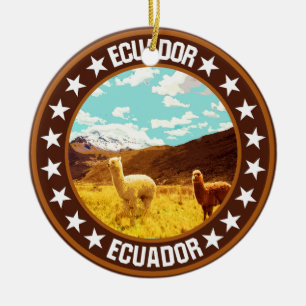 Ecuador Ceramic Ornament
