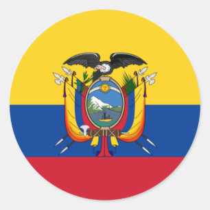 Ecuador Classic Round Sticker