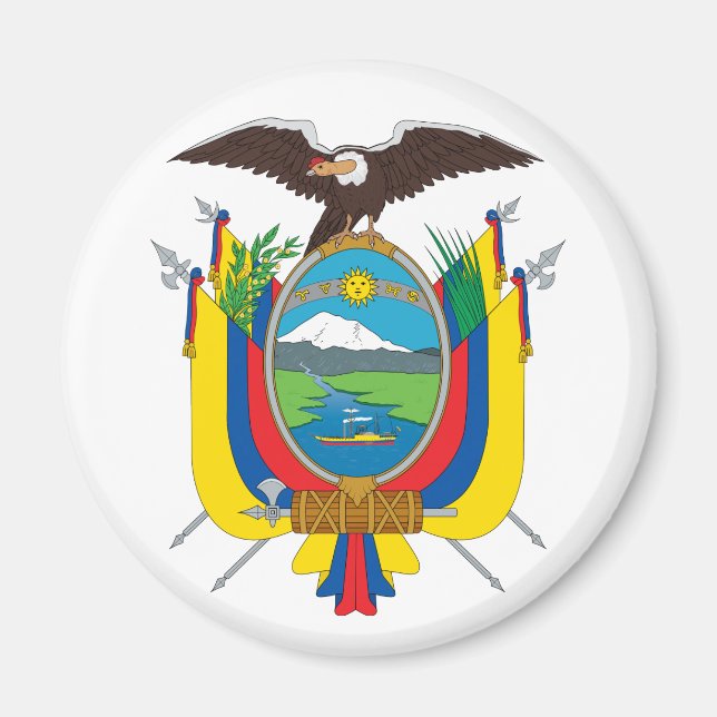 Ecuador Coat of Arms Magnet (Front)