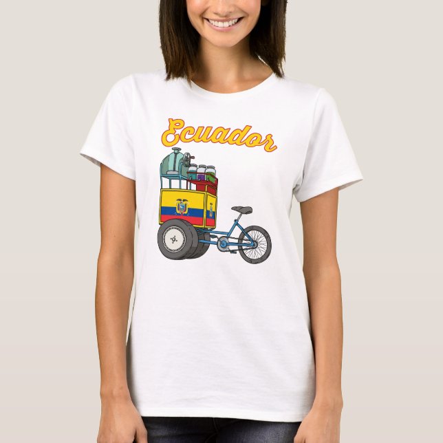 Ecuador design for Ecuatorianos T-Shirt (Front)