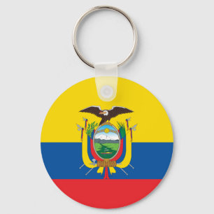 Ecuador (Ecuadorian) Flag Keychain