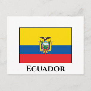 Ecuador (Ecuadorian) Flag Postcard