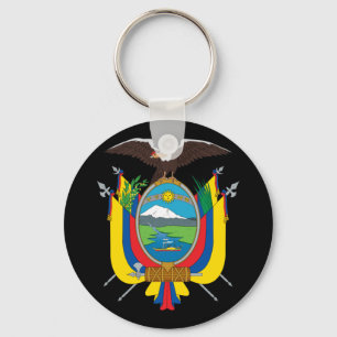 ecuador emblem keychain