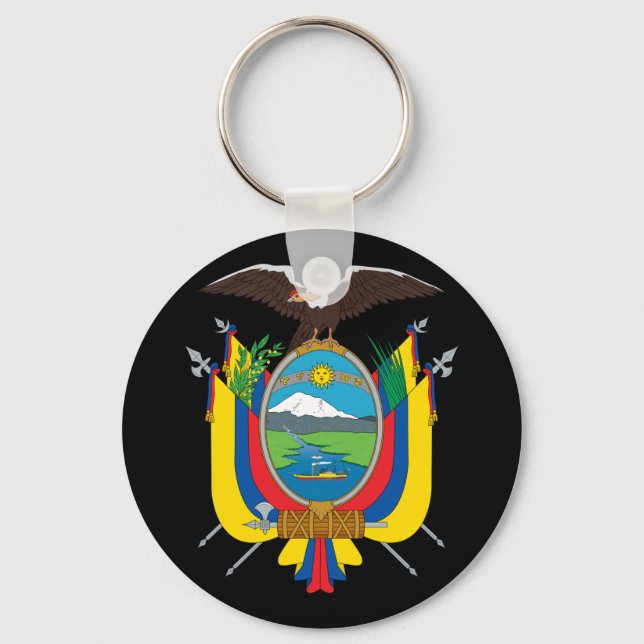 ecuador emblem keychain (Front)