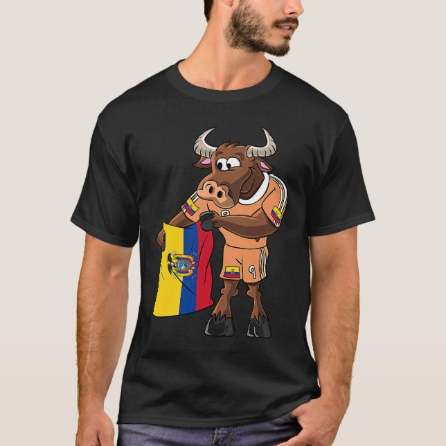 Ecuador Fan Taurus T-Shirt (Front)