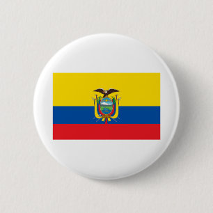 Ecuador Flag 2 Inch Round Button