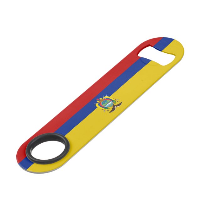 Ecuador flag bar key (Front Angled)