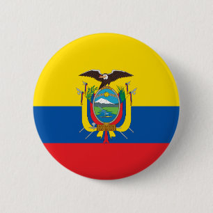 Ecuador Flag Button