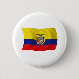 Ecuador Flag Button