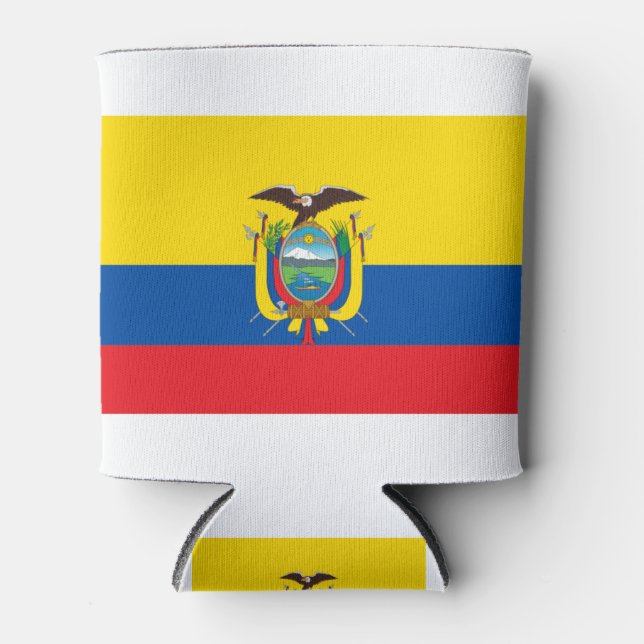 Ecuador Flag Can Cooler (Front)